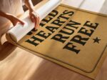 Wild Hearts Run Free Western Sign Print