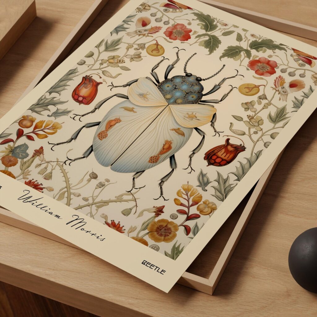 William Morris Beetle Print