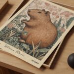 William Morris Capybara Art Print