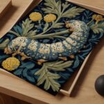 William Morris Caterpillar Art Print