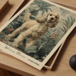 William Morris Cocker Spaniel Art Print