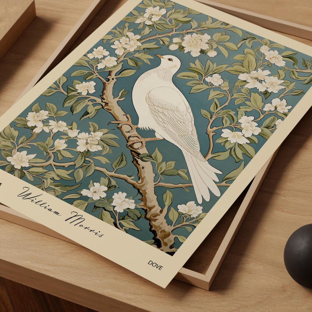 William Morris Dove Art Print