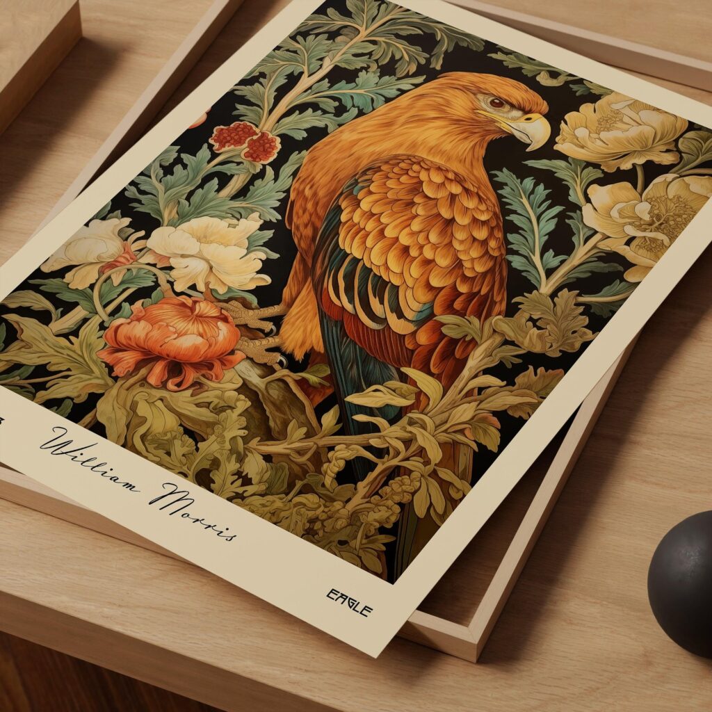 William Morris Eagle Art Print