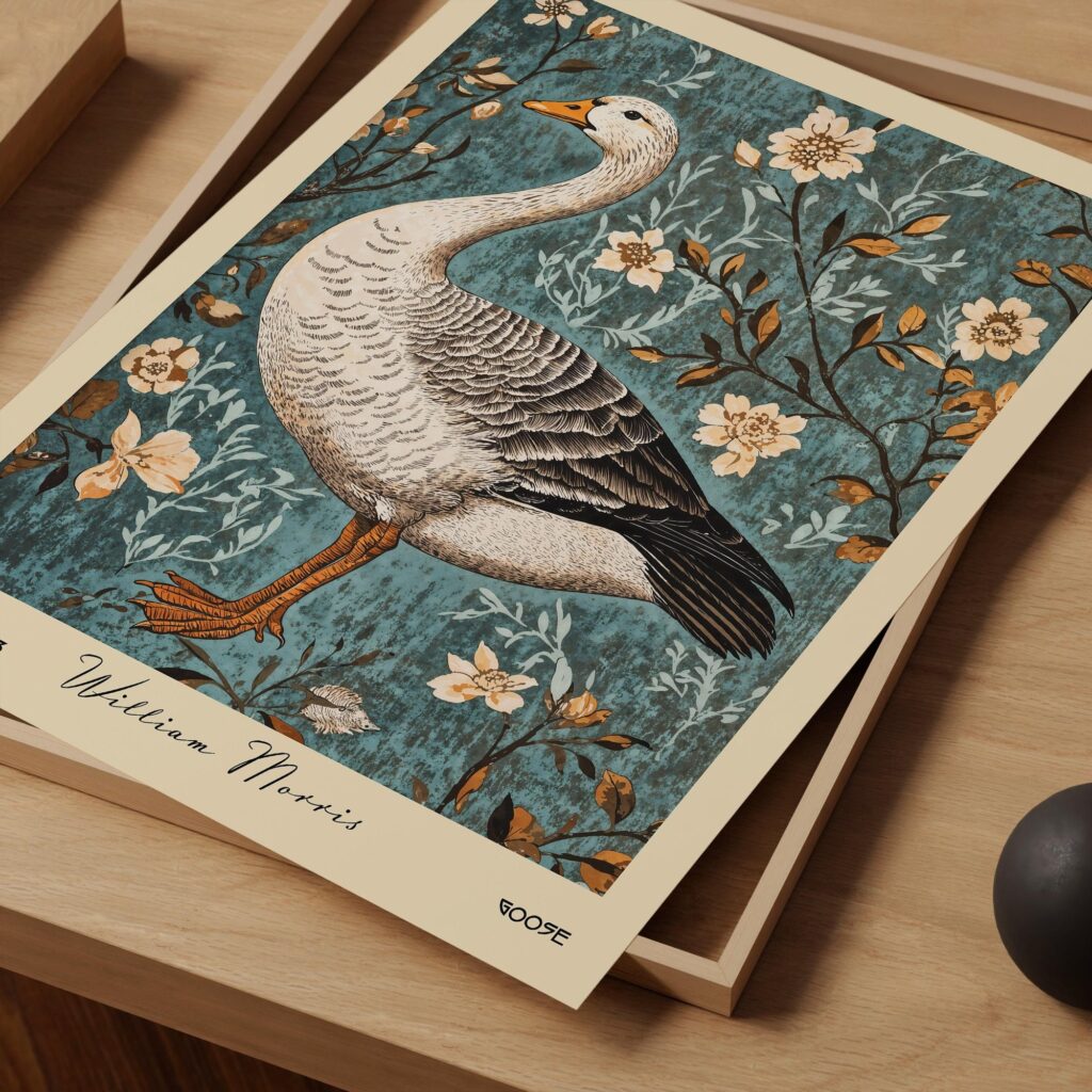 William Morris Goose Art Print