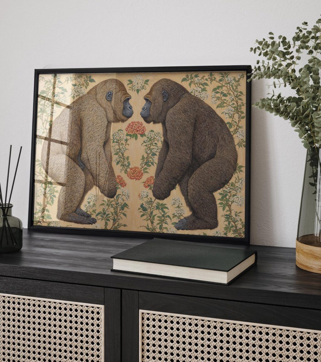 William Morris Gorillas Wall Art