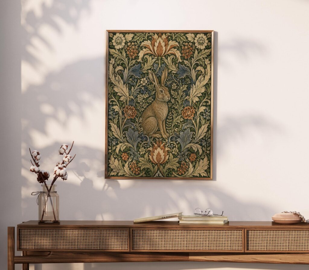 William Morris Hare Print