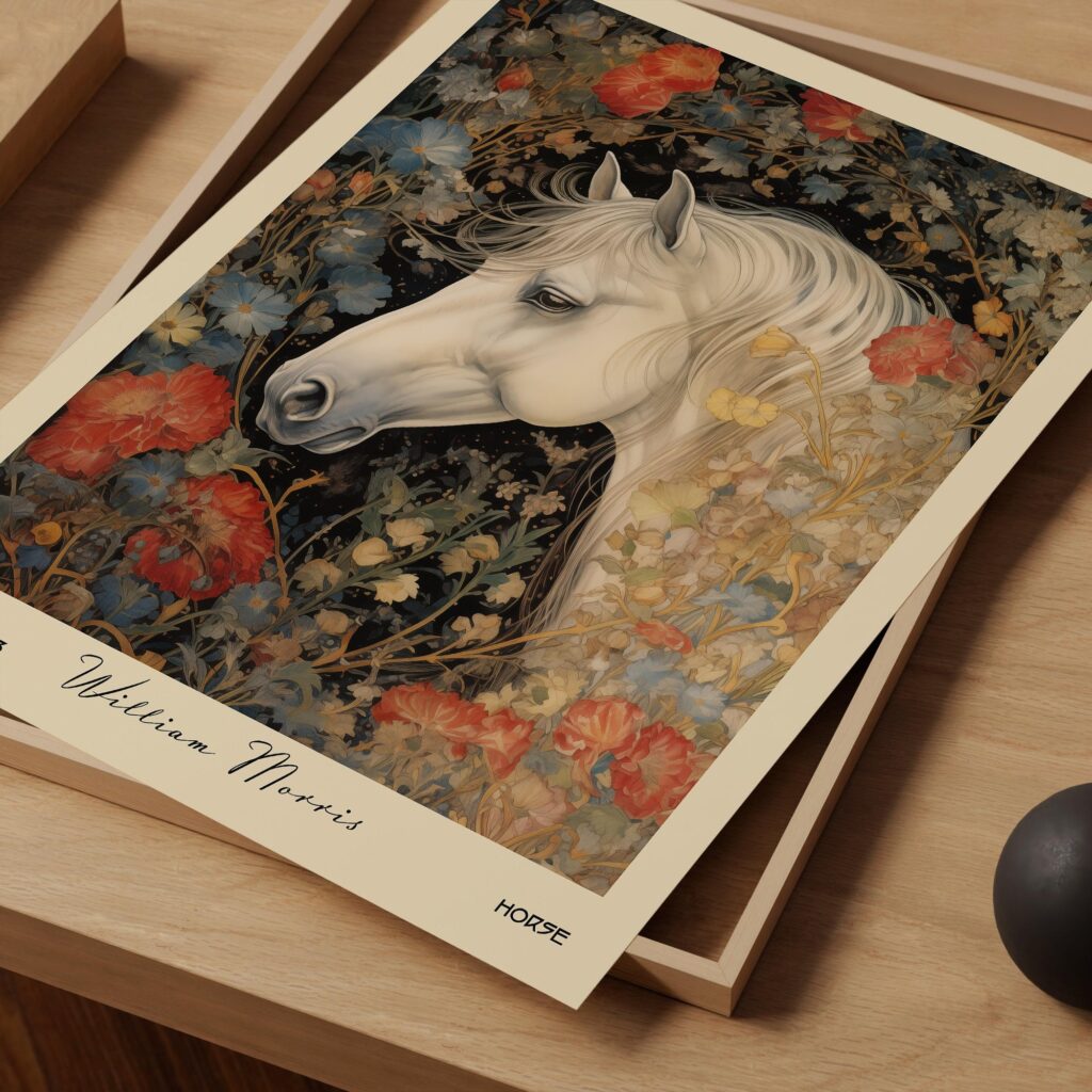 William Morris Horse Print