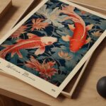 William Morris Koi Fish Art Print