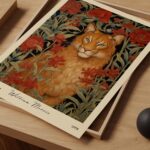 William Morris Lynx Art Print