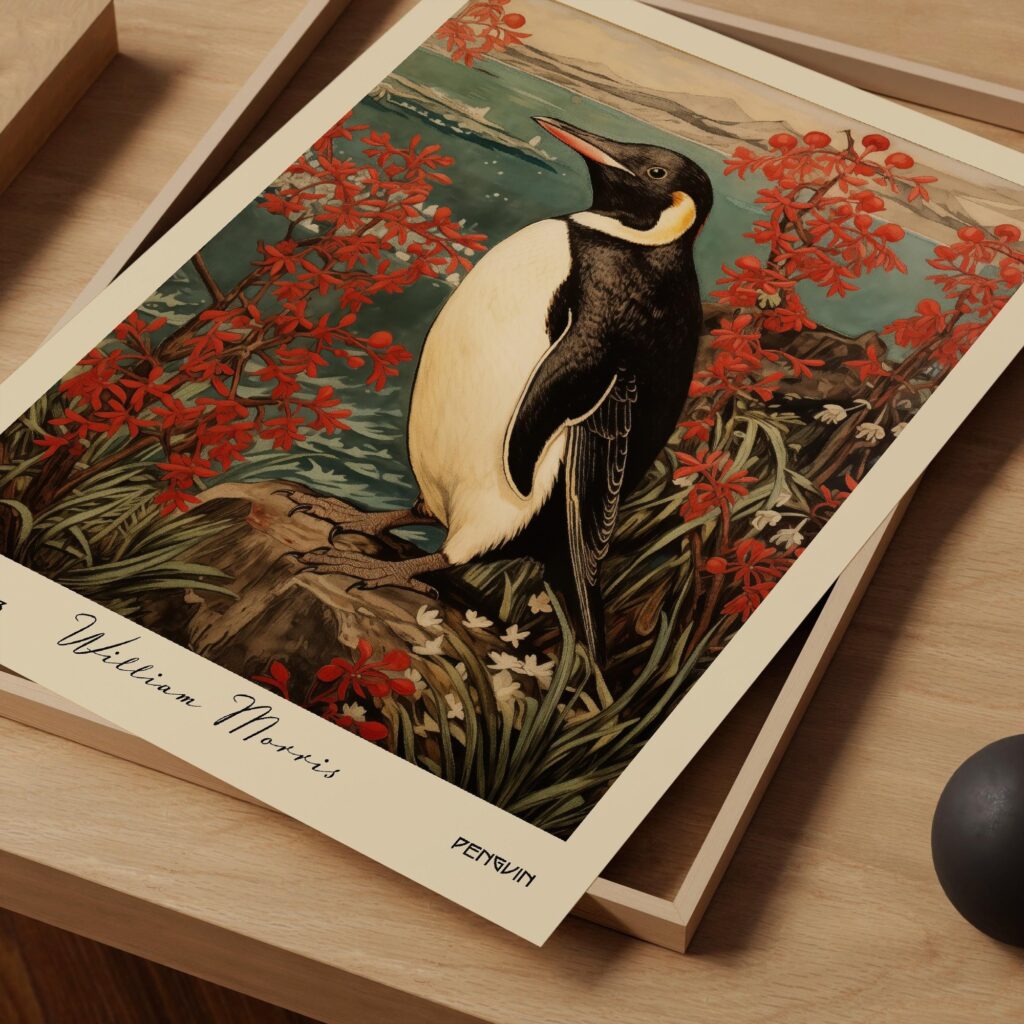 William Morris Penguin Print