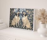 William Morris Pug Wall Art
