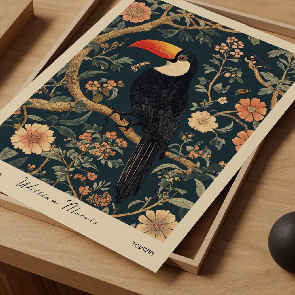William Morris Toucan Print