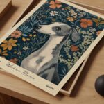 William Morris Whippet Art Print