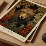 William Morris Wolf Art Print