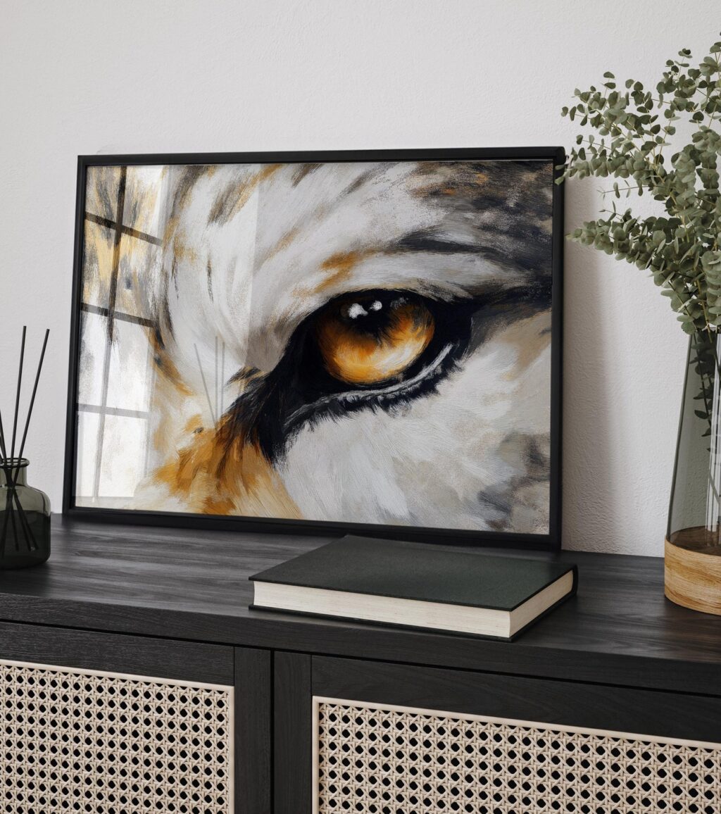 Wolf Eye Painting Print