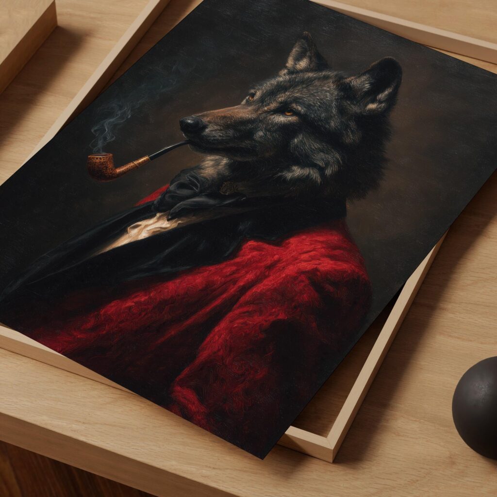 Wolf Victorian Renaissance Wall Art