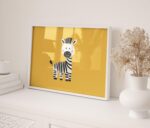 Zebra Nursery Print