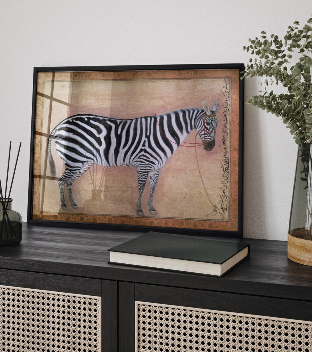 Zebra Safari Art Print