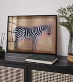 Zebra Safari Art Print