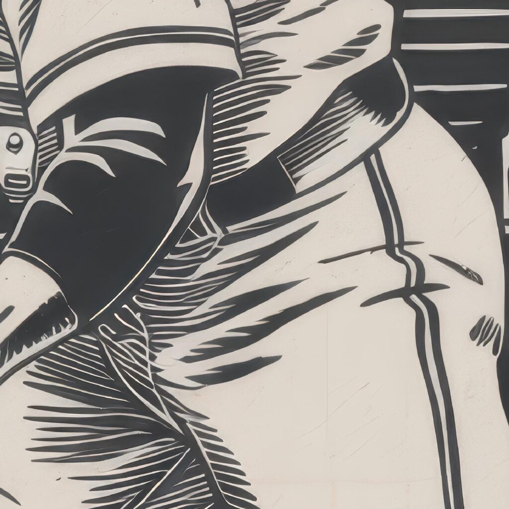 Baseball Dog Whimsical Animal Art Print