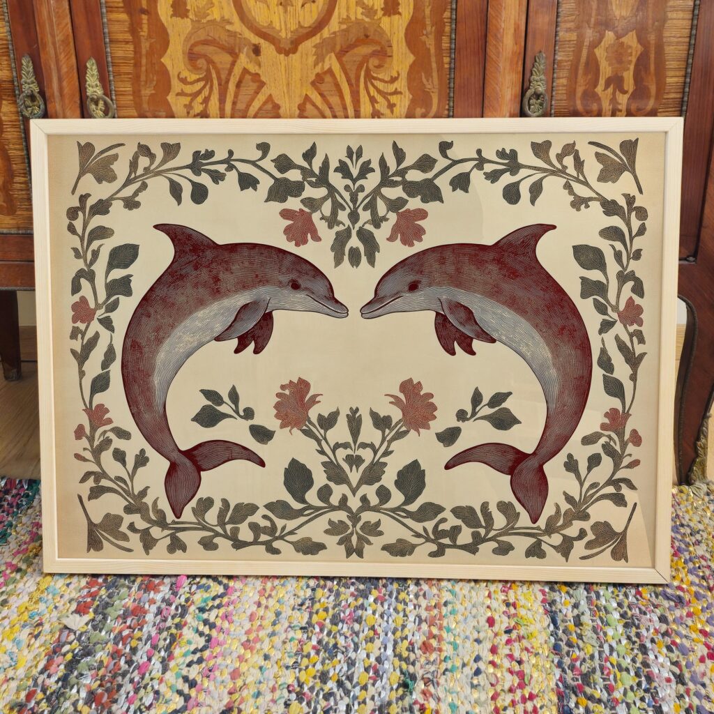 Beach House Dolphin Print