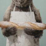 Bear Baker Chef Print