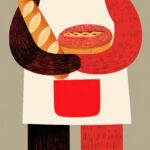 Bear Baker Kitchen Print