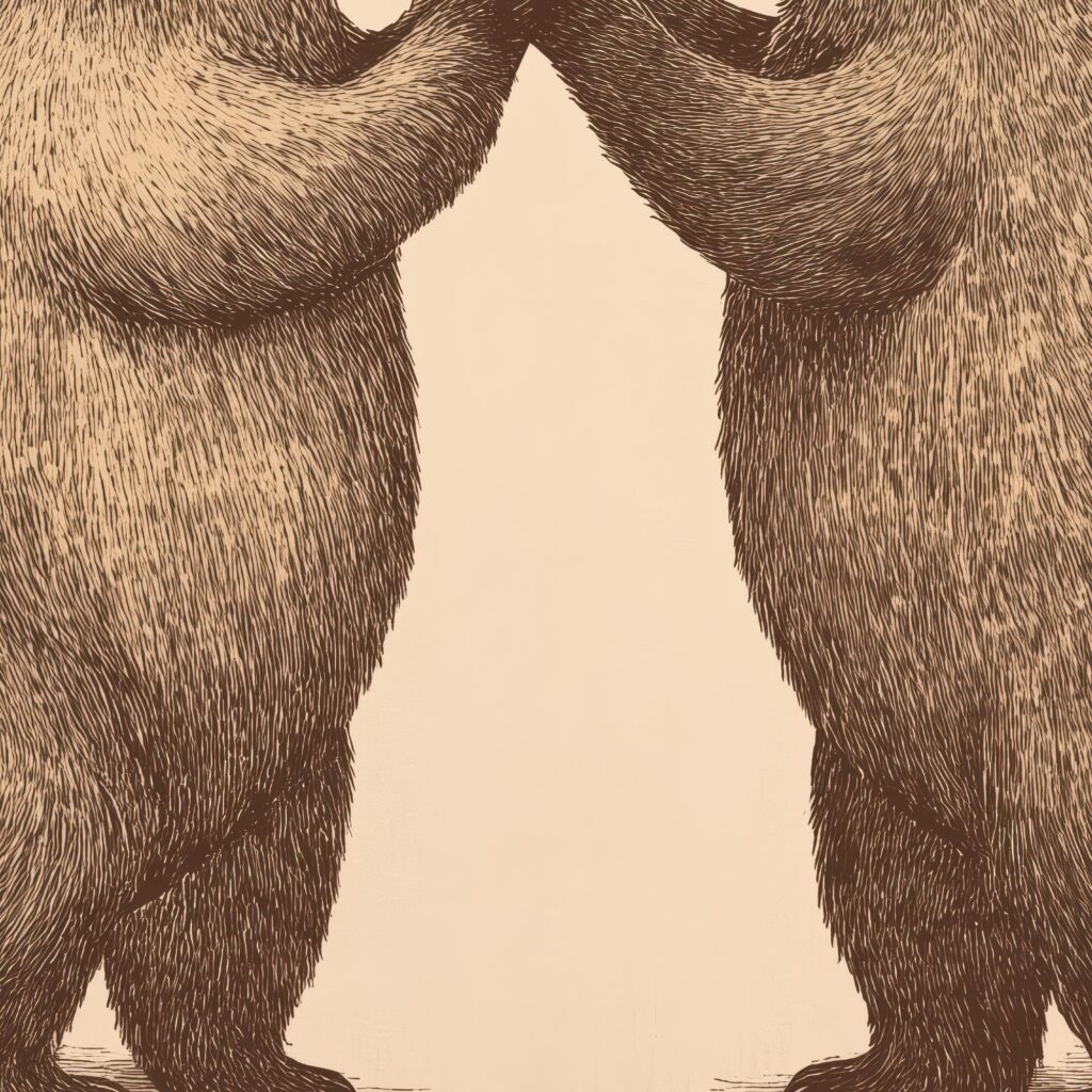 Bear Love Balloon Print
