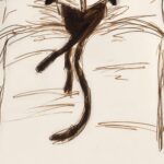Bedroom Book Cat Print