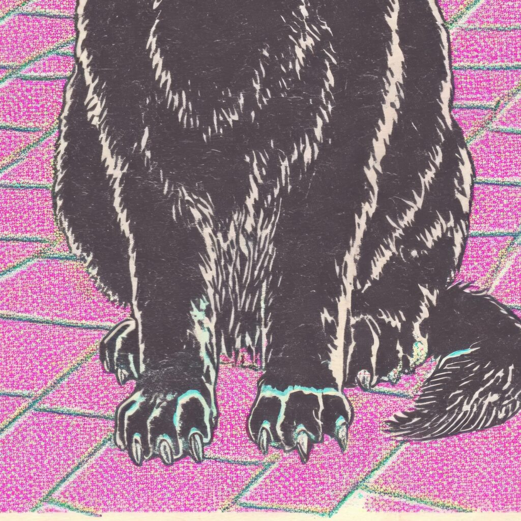 Black Cat Pop Art Print