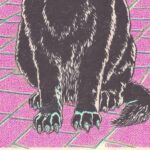 Black Cat Pop Art Print