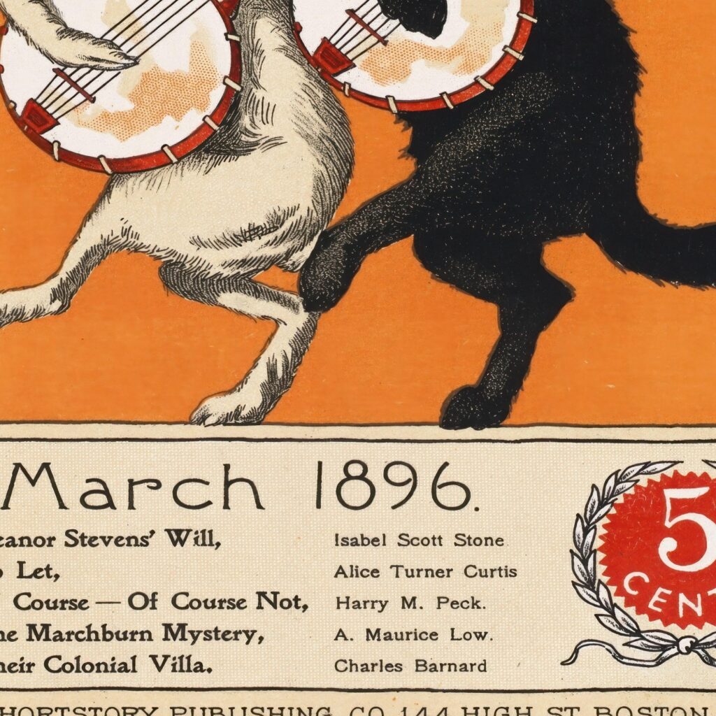Black Cat Rabbit Music Poster