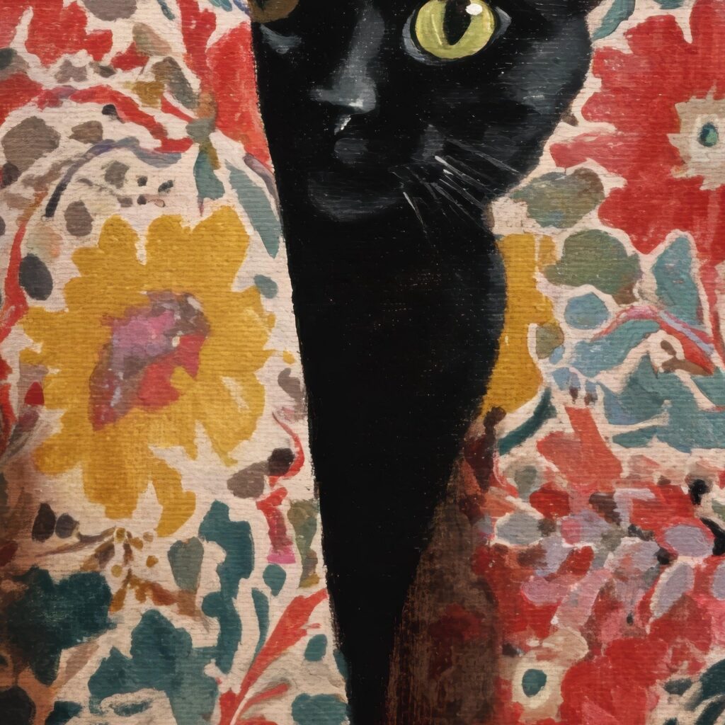 Black Cat Wall Art