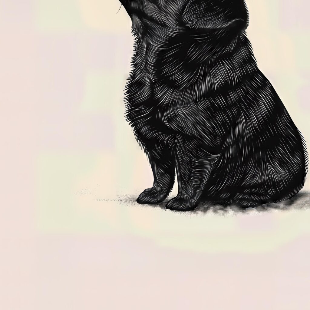 Black Pug Wall Art