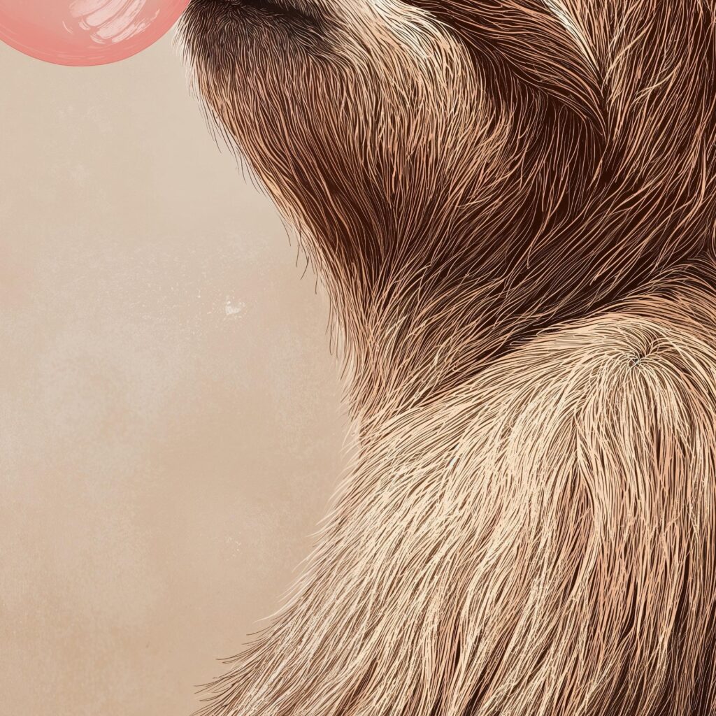 Bubblegum Sloth Wall Art