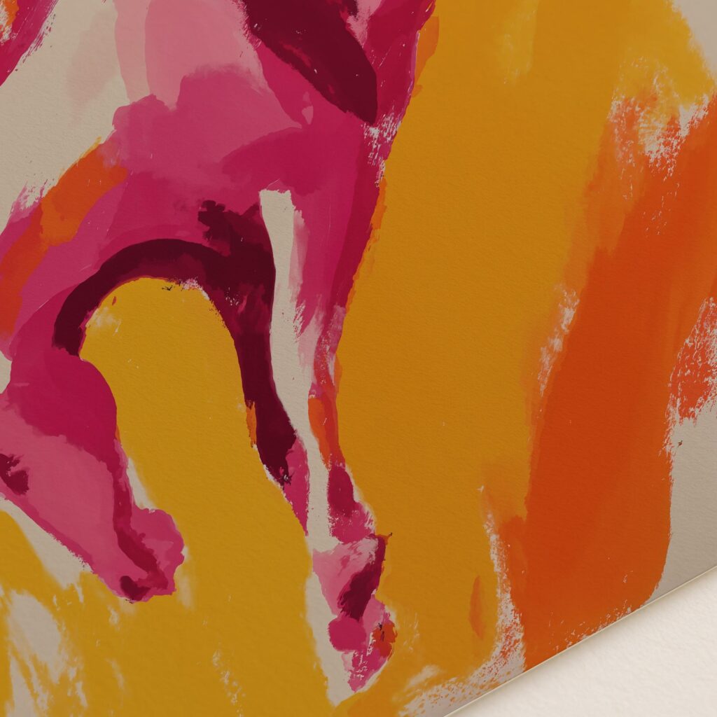 Bucking Bronco Art Print