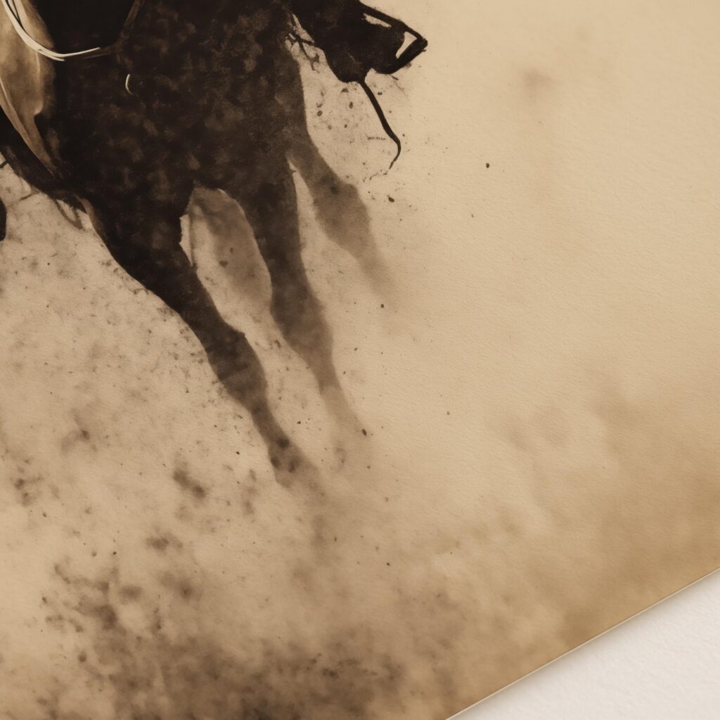 Bucking Bronco Rodeo Poster