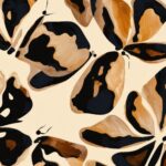 Butterfly Abstract Black Wall Art