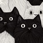 Cat Party Art Print