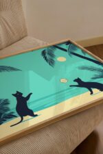 Cats Beach Volleyball Print