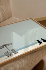 Cats on the Beach Print
