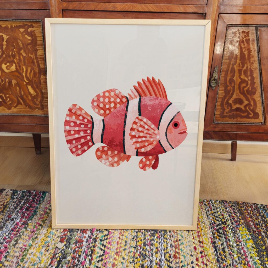 Clownfish Print