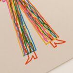 Colorful Cowgirl Print