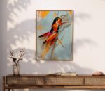 Colorful Grasshopper Print