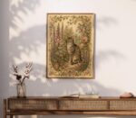 Cottagecore Cat Print