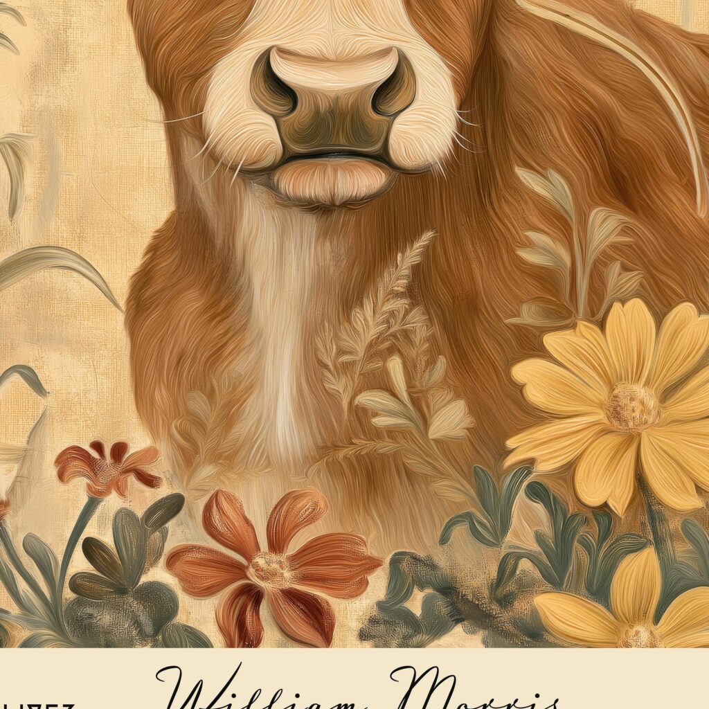Cow Farm Art Print