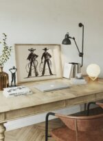 Cowboy and Cowgirl with Lassos Print