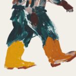 Cowboy Bear Print