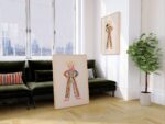Cowboy Cowgirl Print Set