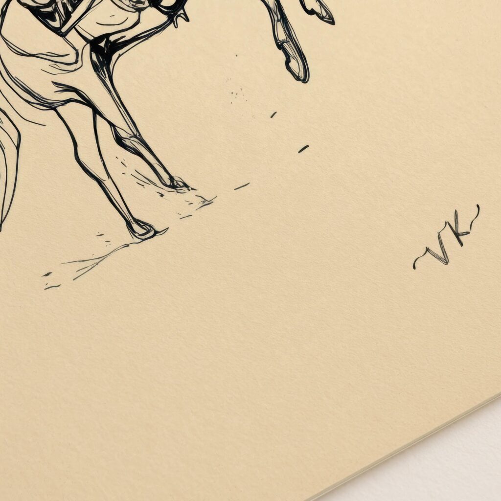 Cowboy Line Art